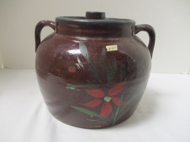 Robinson Ransbottom 'unmarked' Stoneware Cookie Jar: 7" 