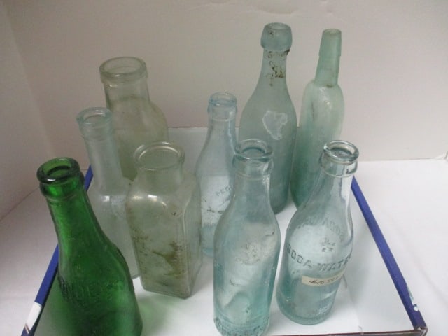 Ponders Green Bottle, Shera Cola Bottle, Spartanburg Bottle, etc. (1 of 6)