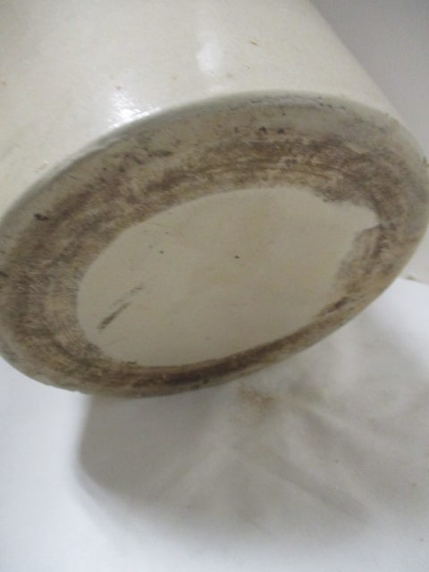 Two Tone Stoneware Vintage Whiskey Jug - 3