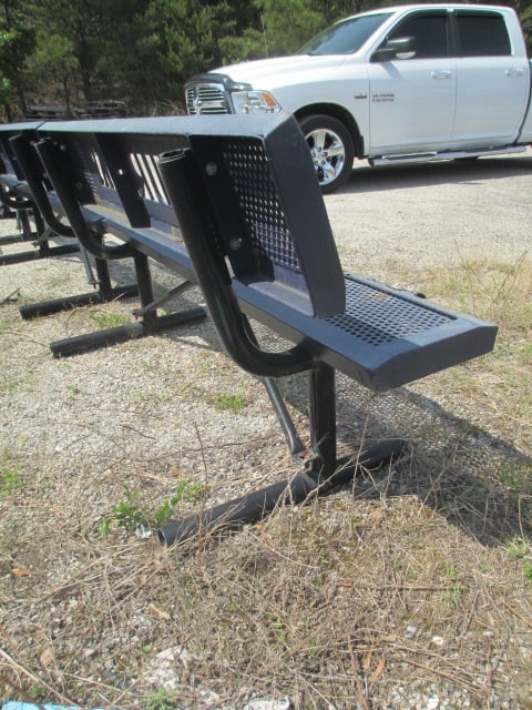 Webcoat "Furman" and "Paladins" Custom Iron Outdoor Benches - 4