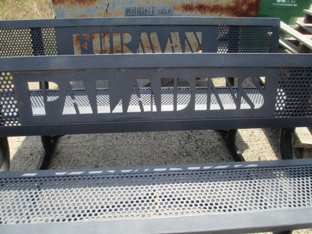 Webcoat "Furman" and "Paladins" Custom Iron Outdoor Benches - 3