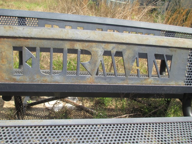 Webcoat "Furman" and "Paladins" Custom Iron Outdoor Benches - 3