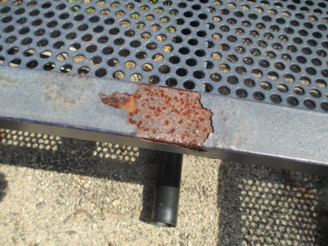 Webcoat "Furman" and "Paladins" Custom Iron Outdoor Benches - 5