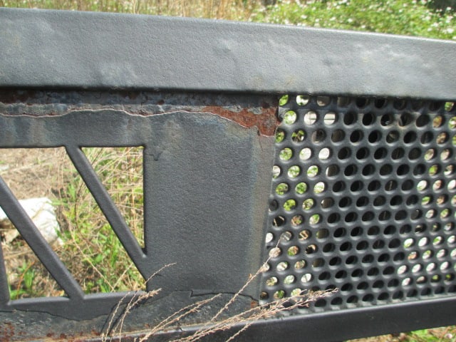 Webcoat "Furman" and "Paladins" Custom Iron Outdoor Benches - 7