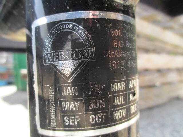 Webcoat "Furman" and "Paladins" Custom Iron Outdoor Benches - 10