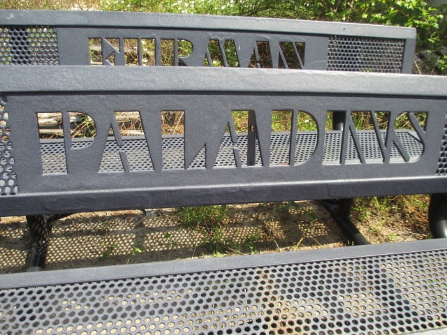 Webcoat "Furman" and "Paladins" Custom Iron Outdoor Benches - 3