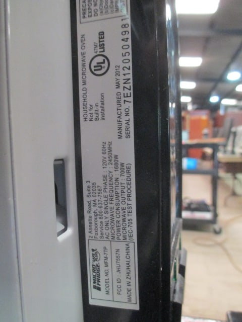 MicroFridge Safe Plug Microwave Refrigerator Combination - 5