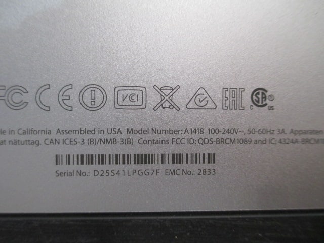 Apple A1418 iMac All-In-One Desktop - 6