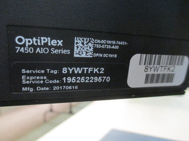 2017 Dell Optiplex 7450 AIO Series All-In-One Desktop - 5