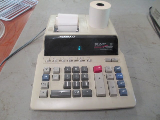Sharp EL-2630G GT Function 12 Digit Adding Machine/Calculator (1 of 4)