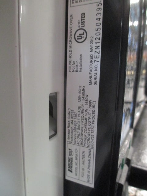 MicroFridge Safe Plug Microwave Refrigerator Combination - 5