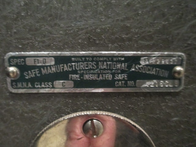 Vintage The Mosler Safe Co. No. 183173 Combination Safe - 13