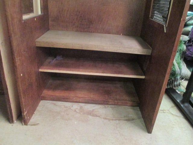 Solid Wood Locker with Locking Storage - 6