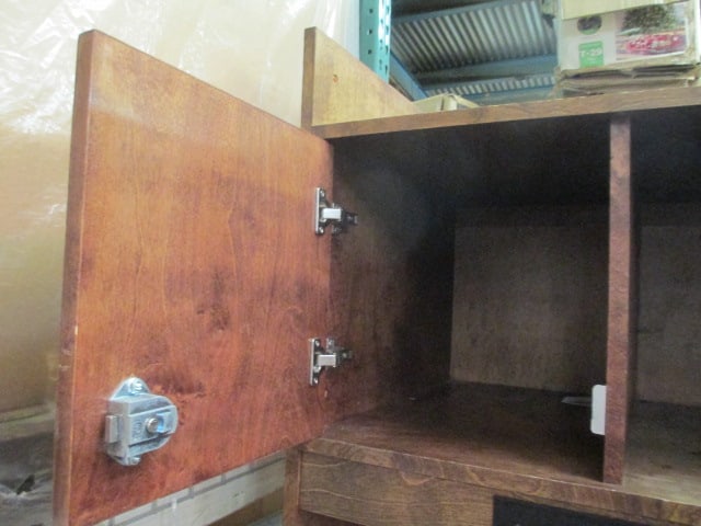 Solid Wood Locker with Locking Storage - 3