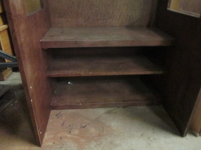 Solid Wood Locker with Locking Storage - 5