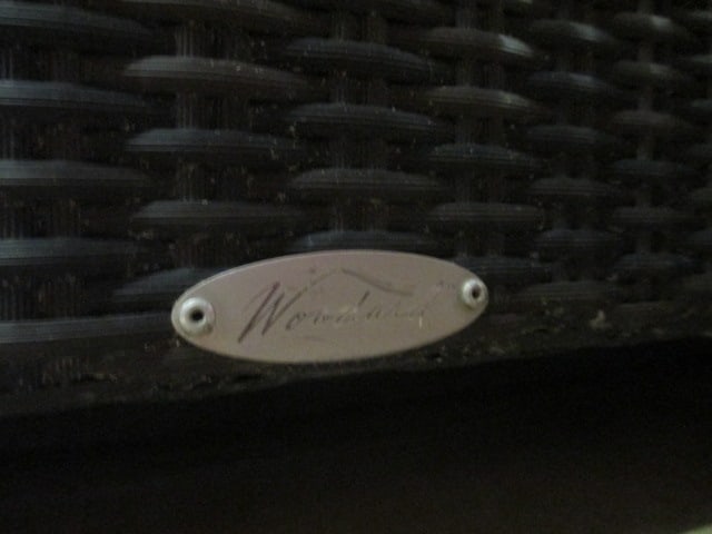 Pair of Woodard Woven Resin Patio Chairs - 11