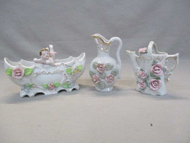 3 Porcelain Figurine Items (1 of 11)