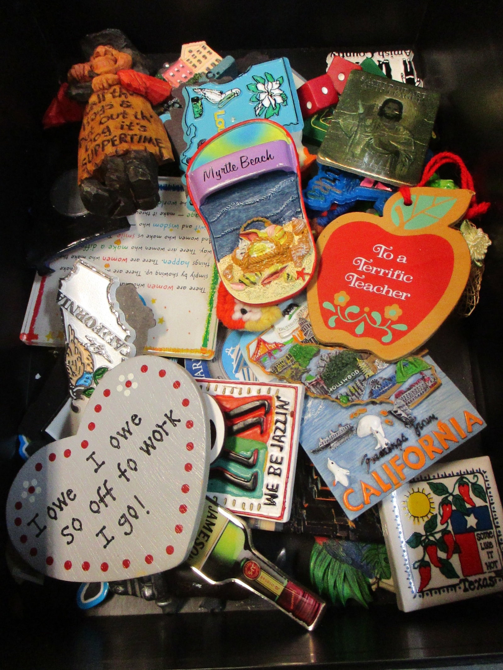 Souvinir Refrigerator Magnets Grouping: see all pictures