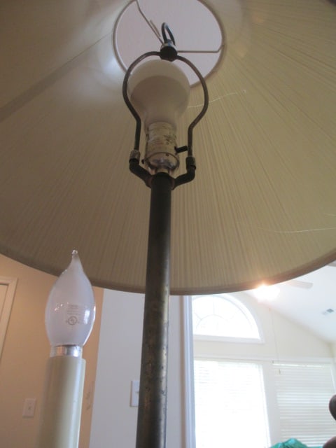 Library Themed Table Lamp with Decorative Inkwell and Quill on Stacked Books - 4