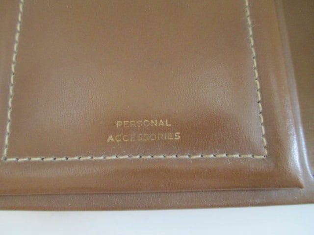Midcentury Leather Wrapped Dresser Valet - 2
