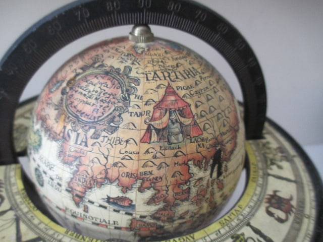Decorative Table Top Old World Style Hour Glass and Stand Globe - 3