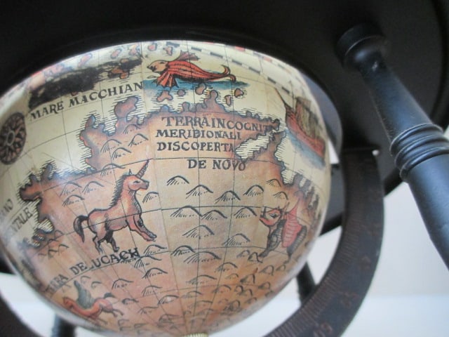 Decorative Table Top Old World Style Hour Glass and Stand Globe - 4