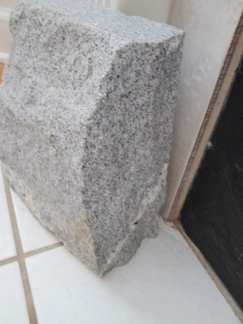 Granite Chunk Door Stop - 2