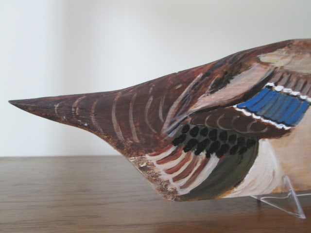 T. Sibley Signed Handpainted Mallard Drake Wood Plaque - 3