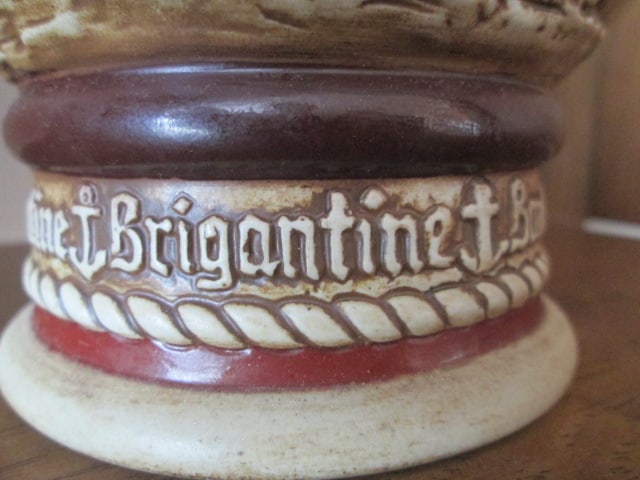1977 Handcrafted in Brazil for Avon Stoneware Stein with Pewter Lid - 3