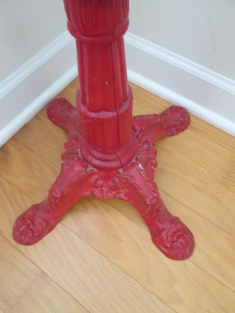 Carousel Antique Style Gum Ball Machine with Cast Metal Stand - 5