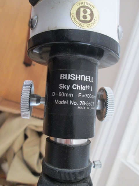 Bushnell Sky Chief I Model 78-5503 Telescope with Wood Tri-Pod - 4