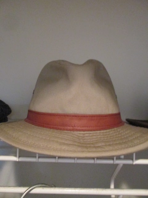 Stetson Wool Blend Flat Cap, Red Head Twill Fedora and Wool Felt Outback Hat - 5