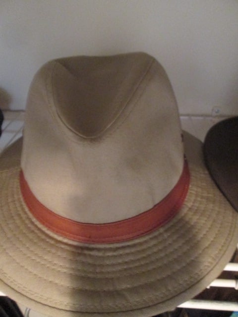 Stetson Wool Blend Flat Cap, Red Head Twill Fedora and Wool Felt Outback Hat - 6