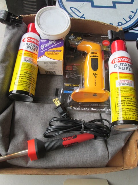 Weller Solder, WL Lenk Butane Powered Professional Torch, Butane Fuel Cannisters,: Solder Wire and Solder Paste. No Shipping Local Pickup Only