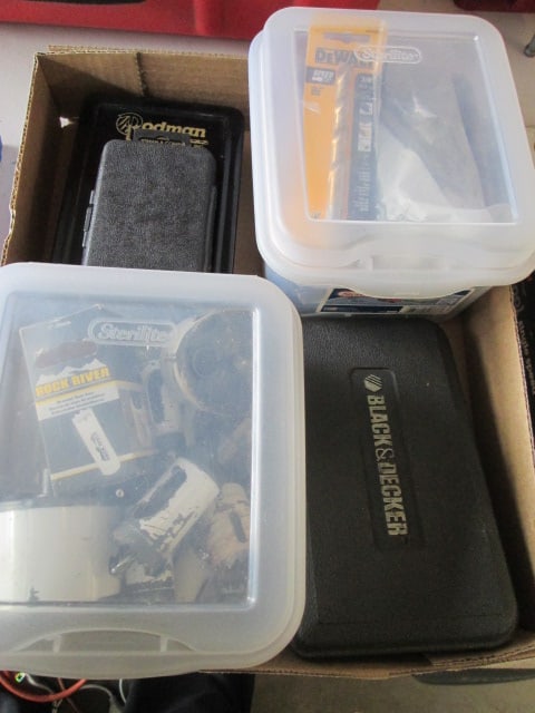 Large Assortment of Drill Bits and Bores: See all pictures and preview for selection, Local Pickup Only