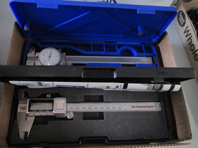 T&O 0-150mm Vernier Caliper and Digital Caliper: .
