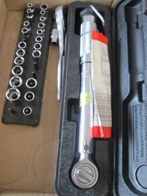 Adjustable Torch Wrench and Craftsman Ratchet and Sockets: .