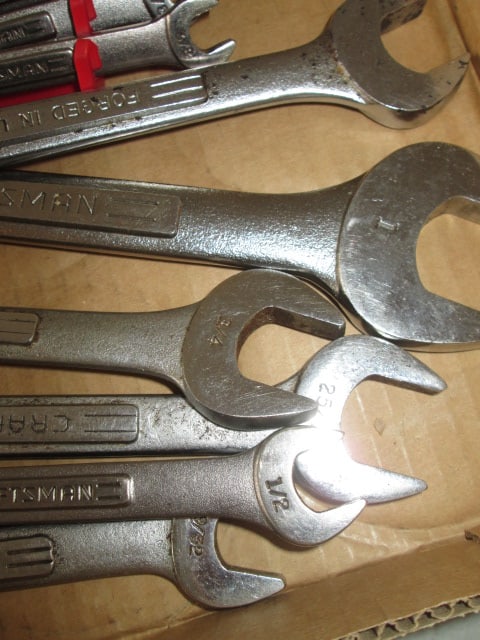 Nice Grouping of Craftsman Standard Combination and Double Open Ended Wrenches - 4
