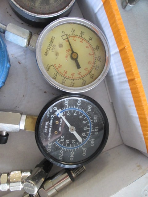 Four Air Pressure/Compression Gauges - 3