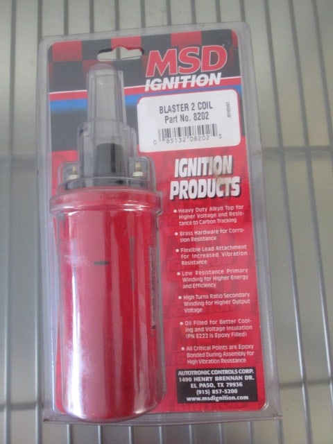 New in Package MSD Ignition Blaster 2 Coil: Part No. 8202