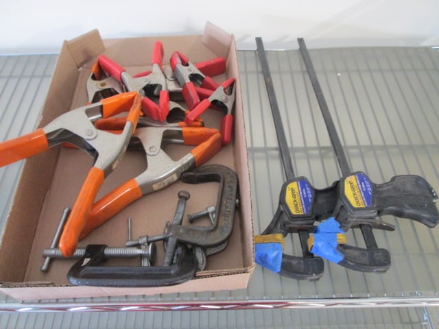 Grouping of Various Style/Size Clamps: .
