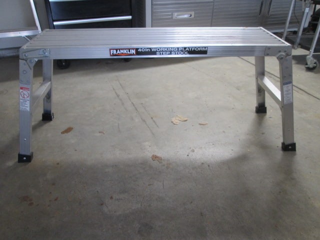 Franklin 40" Working Platform Step Stool: Model 56203, 225 lb. capacity, Local Pickup Only