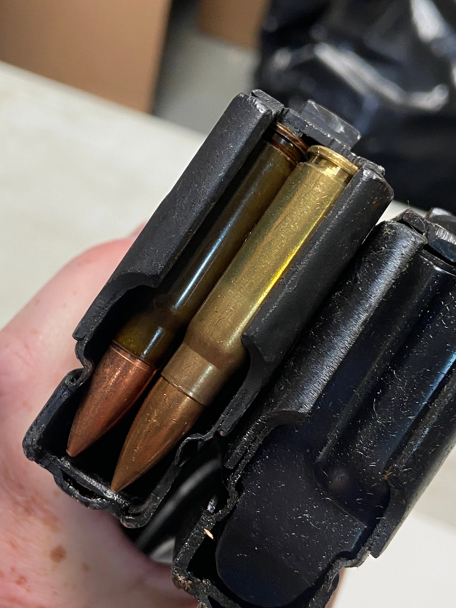 33rds. Of 7.62x39mm 123gr. FMJ Ammunition and (2) Yugoslavian Bolt Hold Open Magazines - 6