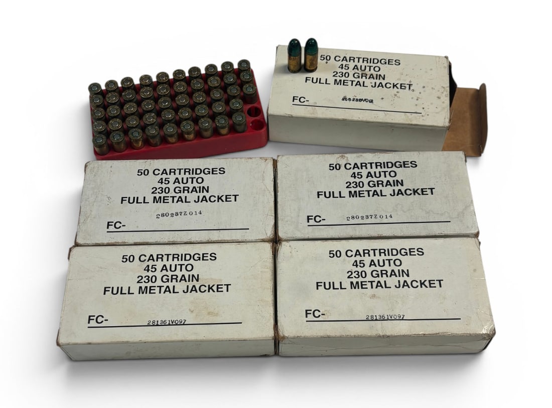 250rds. Of Brazillian 45 M4 (.45 ACP) Specialty Ammunition: See Photos