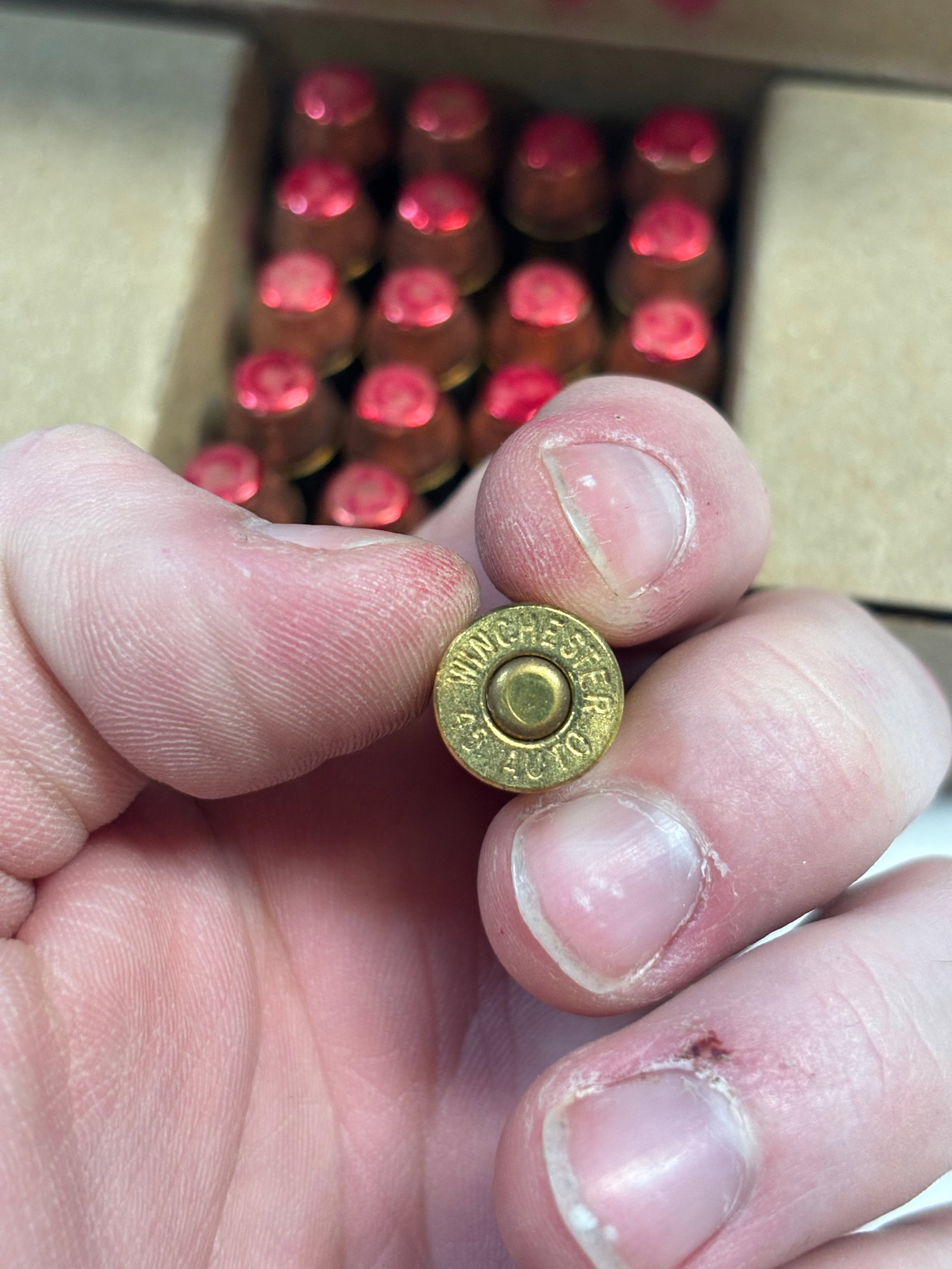 Collectible Factory NIB 50rds. Of .45 ACP BALL Red Comet Ammunition - 2