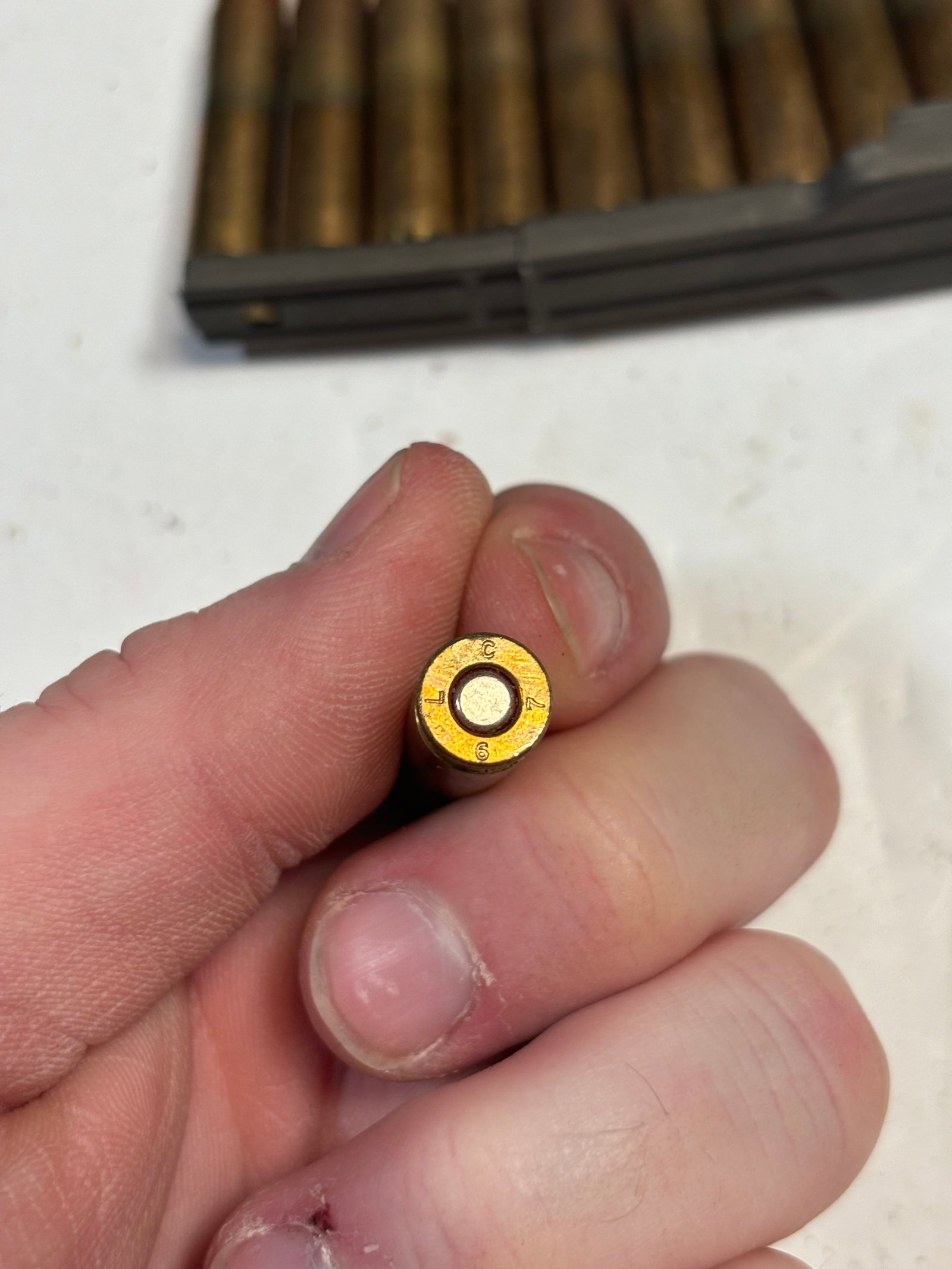 120rds. Of .30 CARBINE on Stripper Clips in Bandolier - 2