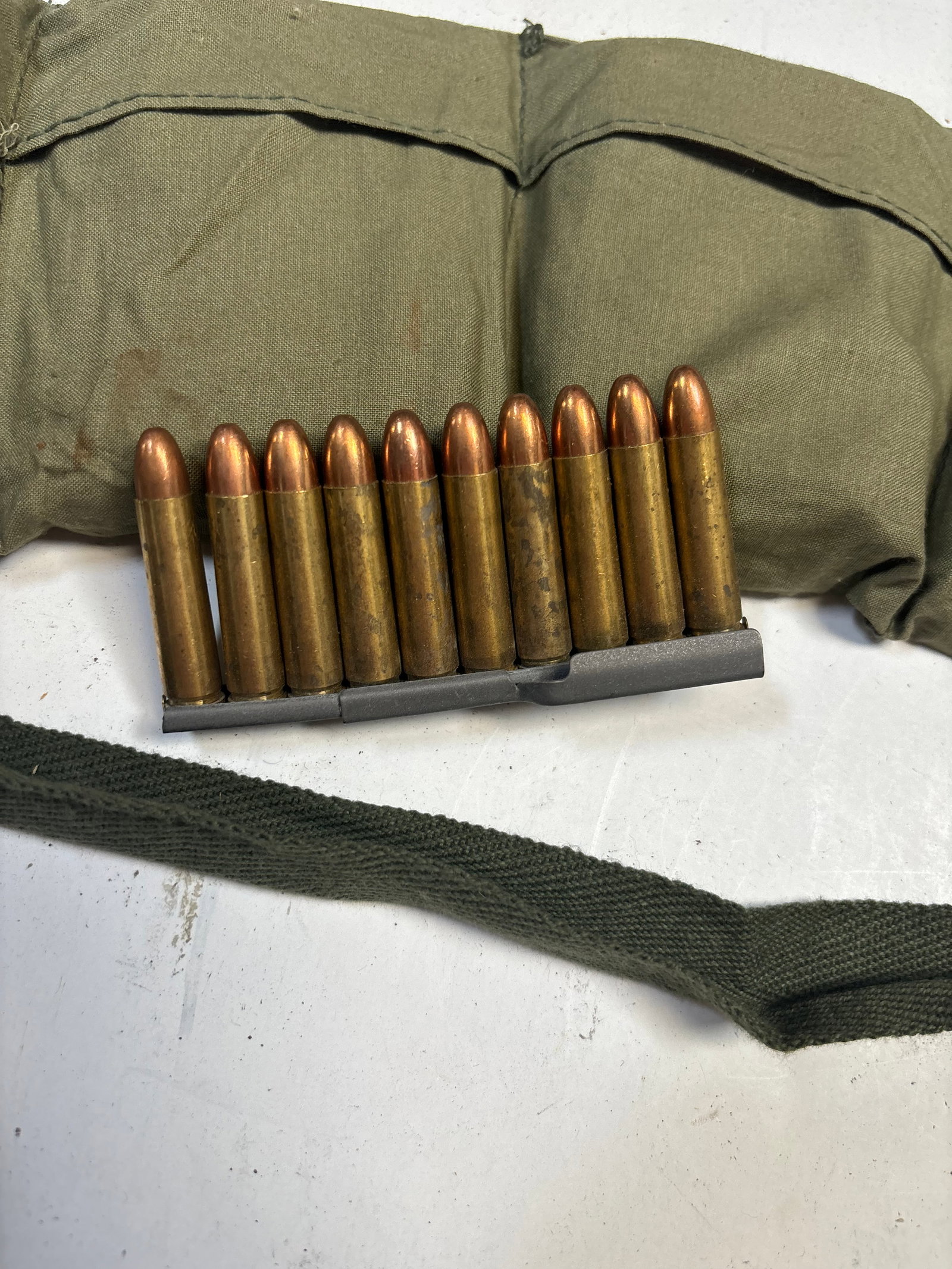 120rds. Of .30 CARBINE on Stripper Clips in Bandolier - 3