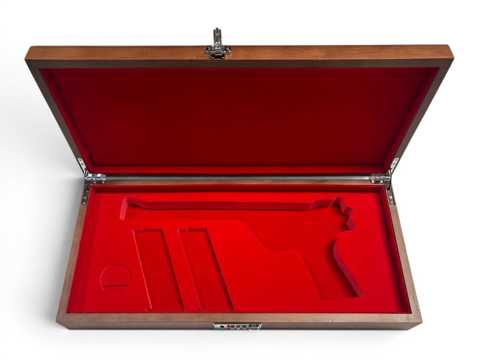 Brand New .44 AMP (.44 AUTO MAG PISTOL) Wooden Presentation Case - 2