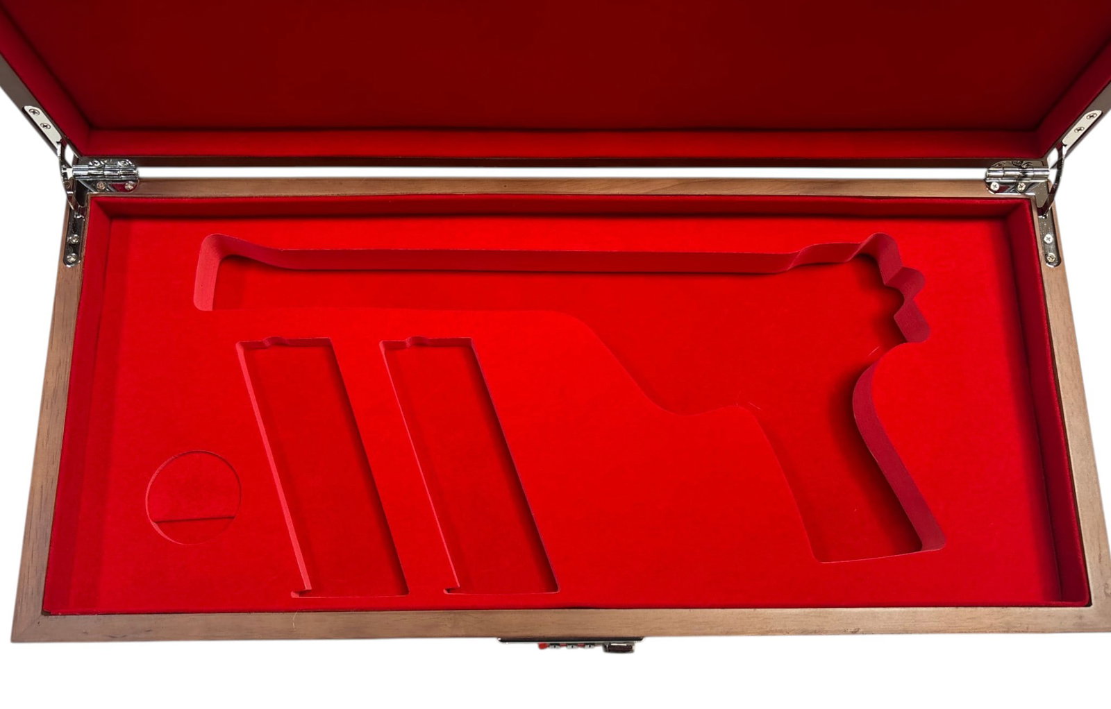 Brand New .44 AMP (.44 AUTO MAG PISTOL) Wooden Presentation Case - 3