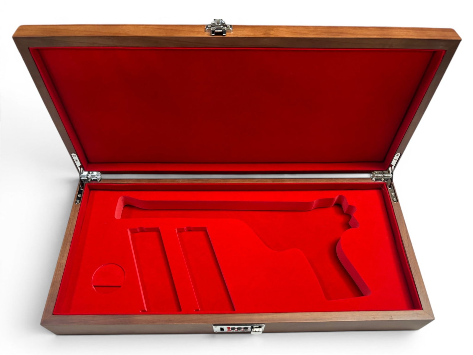 Brand New .44 AMP (.44 AUTO MAG PISTOL) Wooden Presentation Case - 2